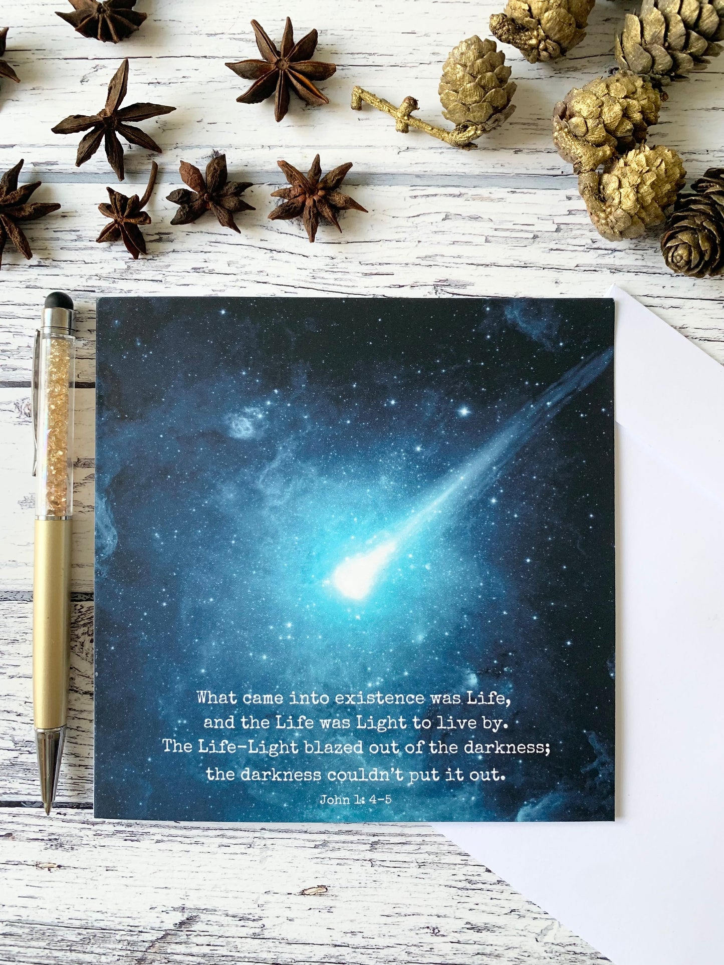 Life and Light Christmas Card supporting Mind & Soul Foundation. Pack of 5 (Copy)