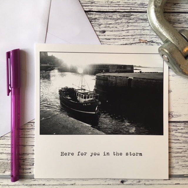 Here for you in the storm. Mind & Soul Greeting Card