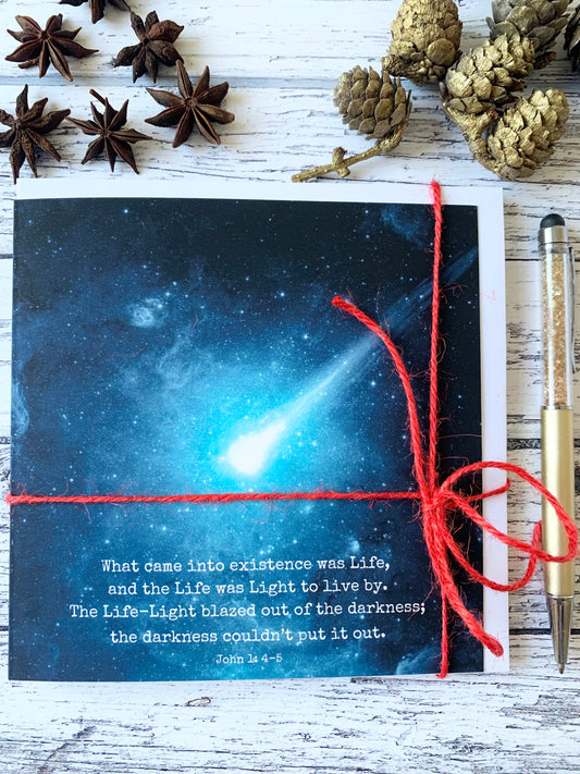 Life and Light Christmas Card supporting Mind & Soul Foundation. Pack of 5 (Copy)