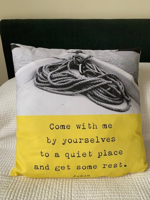 Quiet Place Cushion Cover Yellow