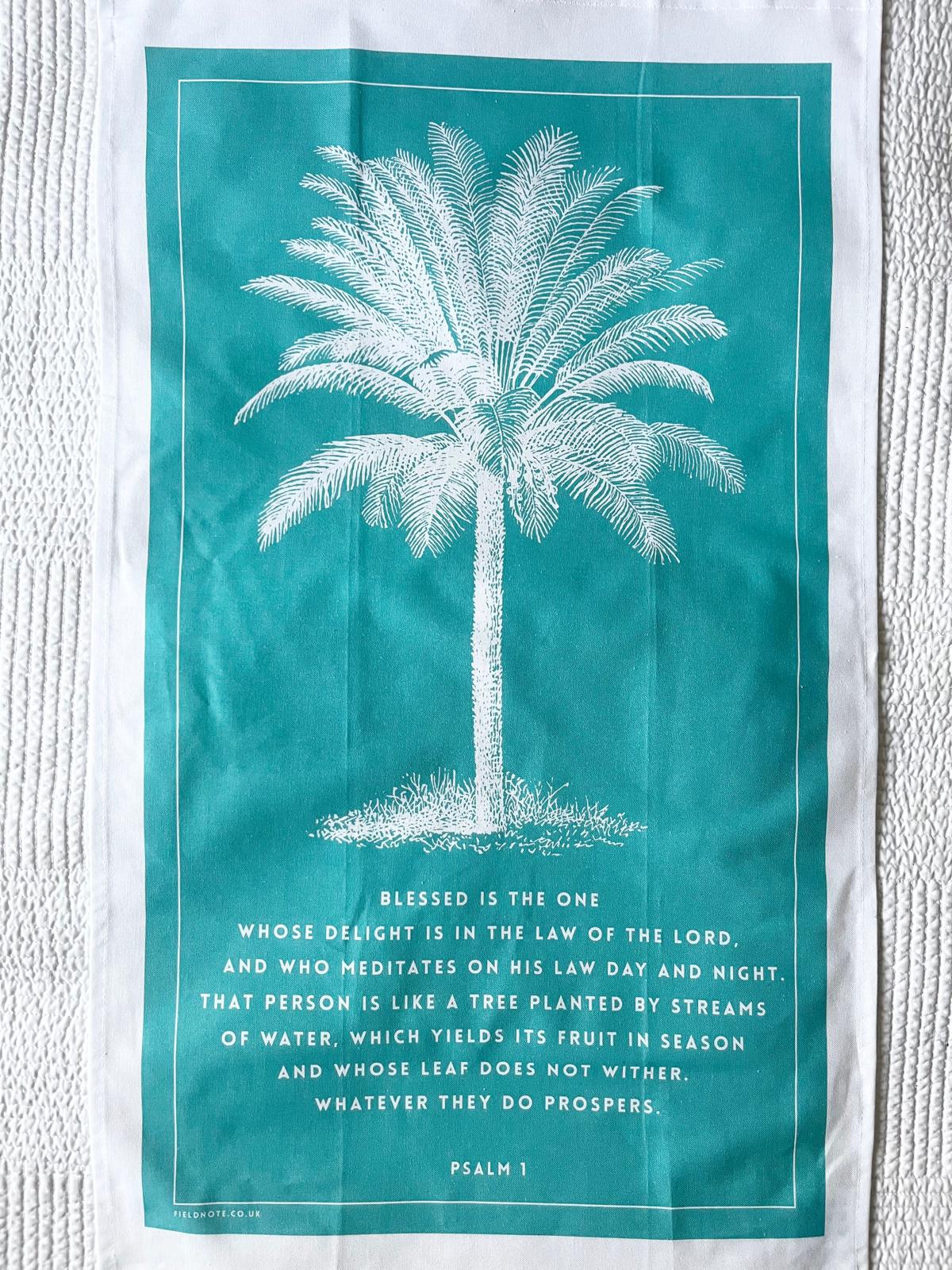 Psalm 1 Prosper Tea Towel