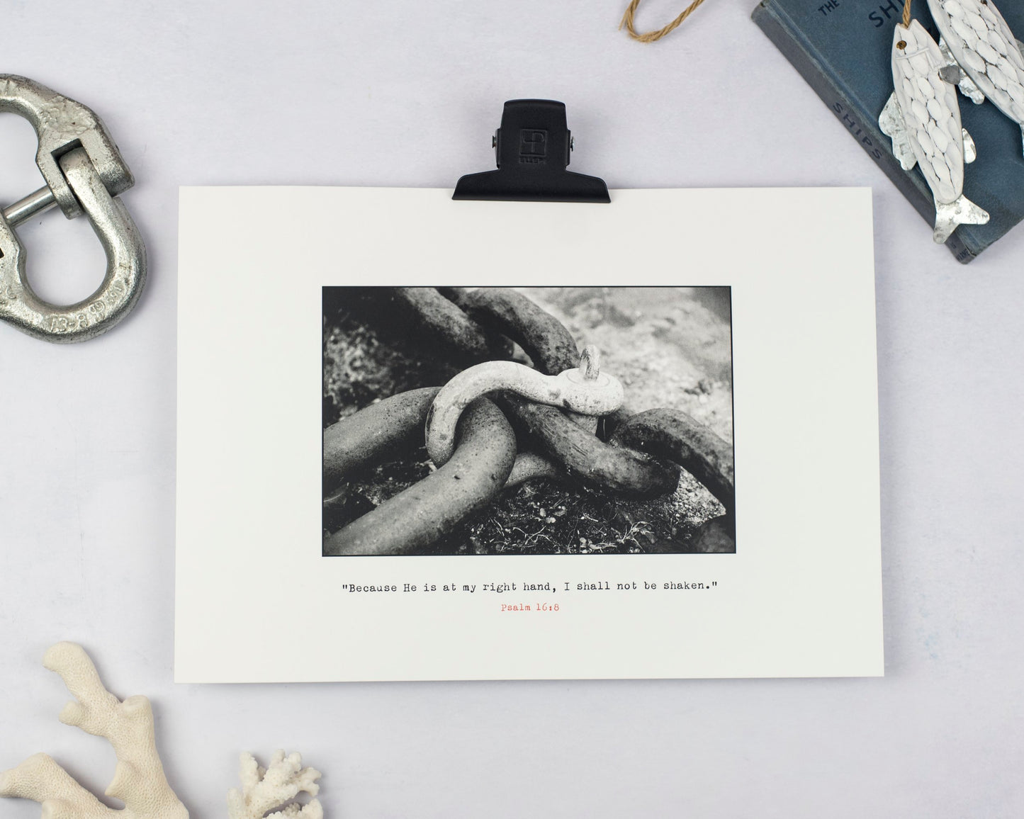 I shall not be shaken A4 Print