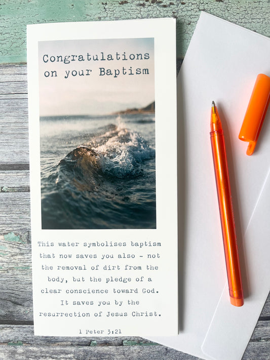 Baptism Greeting Card