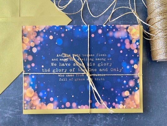Pack of 5 gold foiled Christmas Cards supporting the Mind & Soul Foundation (Copy)