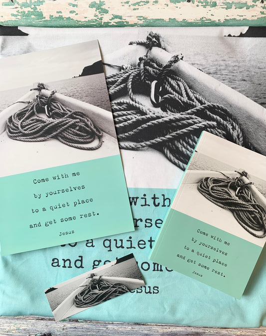 Quiet Place Gift Box Mark 6:31 Aqua