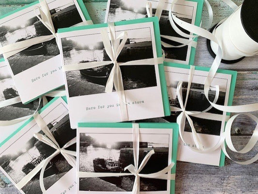 Here for you  Pack of 6 greeting cards