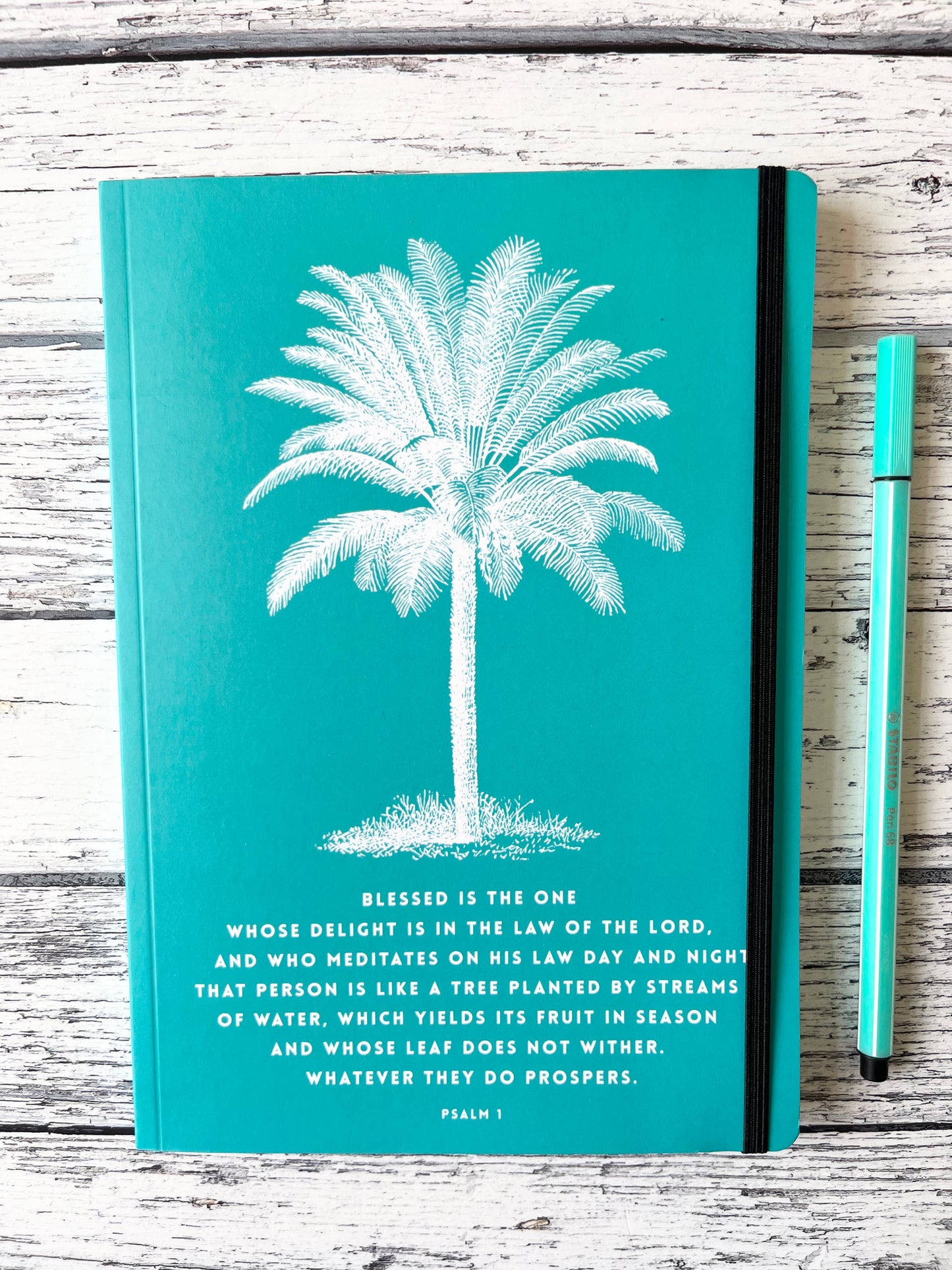 Psalm 1 Planted by Streams of Water A5 lined Notebook