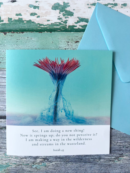 New Thing Isaiah 43 Greeting Card